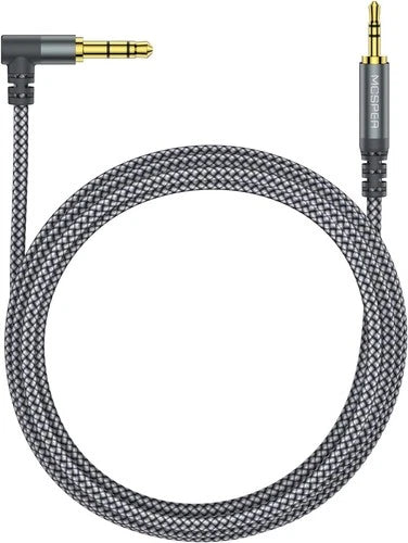 3.5mm to 2.5mm Aux Audio Cable (6.6FT) 90 Degree Right Cord Compatible with Bose