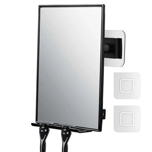 Shower Mirror for Shaving Fogless w/Razor Holders 360?otation Adjustable Mirror