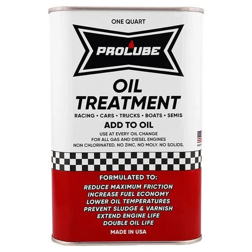 Prolube Engin Oil Treatment 1QT - Engine Oil Additive for Gas & Diesel Engines