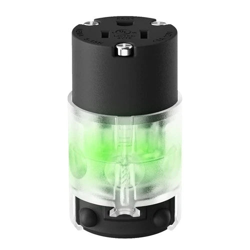 EPLESFTON 1 Pack Lighted 15 Amp 125 Volt Extension Cord Replacement Ends...