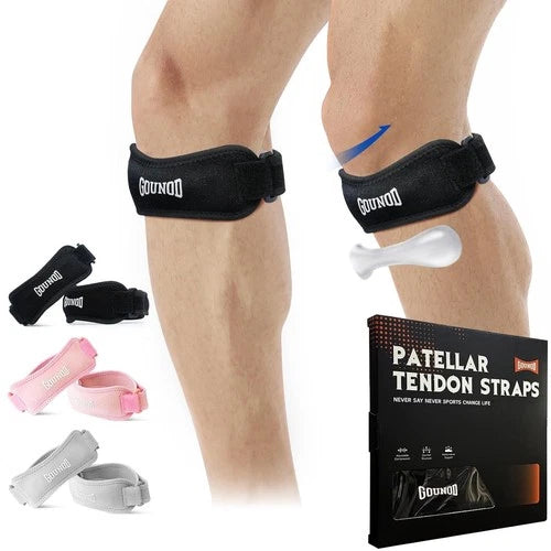 GOUNOD Patellar Tendon Support Strap 2 Pack,Knee Strap for Knee Pain Relief,P...