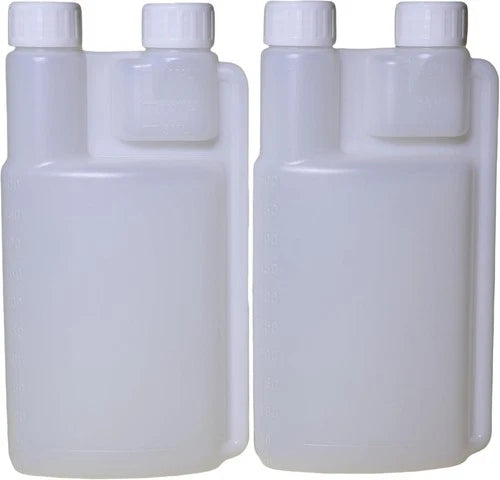2 Pack Standard Squeeze Shot Bottle with 16Oz Measuring Bottle and 1Oz Flask Bui