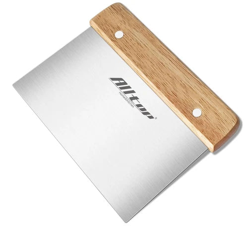 Premium Stainless Steel Food Scraper for Bread and Pastry ?Bench Scraper with E
