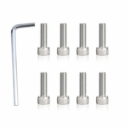 8Pack Fuel Wheel Center Cap Screws with Adapter Tool for 100163B, 100163B, 10...