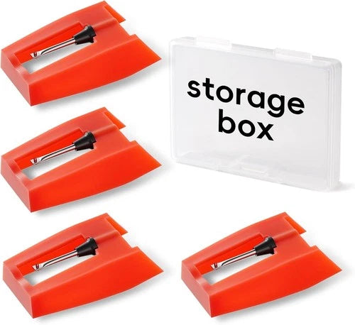 4 Pack Record Player Needles Replacement Compatible with Crosley, Victrola &...