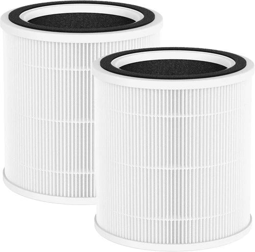 2-Pack HEPA Filter for Purivortex AC400 Air Purifier, High Efficiency