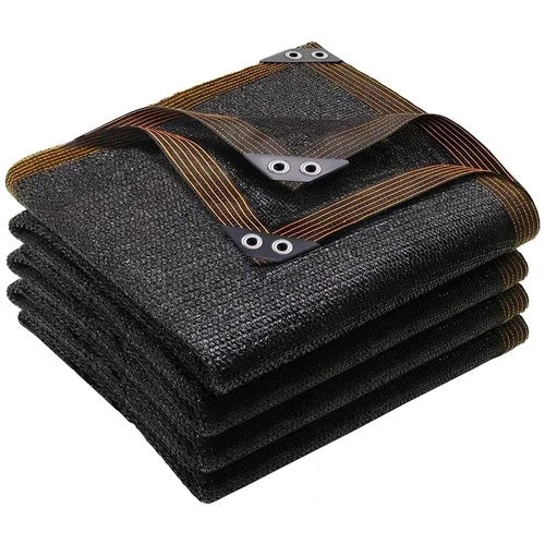 Black Shade Cloth 40%, 5x20 FT Mesh Tarp - Garden Shade for Greenhouse, Patio...