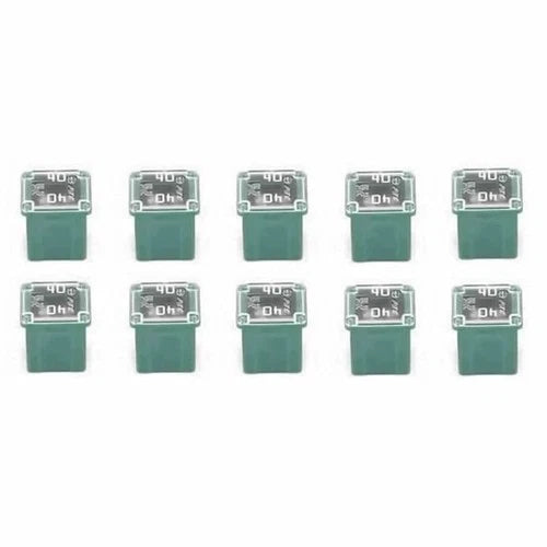 10 Pc Automotive Low Profile JCASE Fuse 40 Amp Fuse Kit for Ford Chevy/GM Nis...