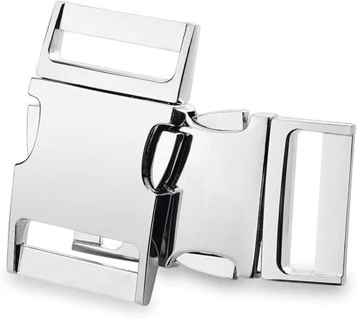 5 Pack Metal Side Release Buckle 1 Inch Dog Collar Buckles Clip for Harnesses Le