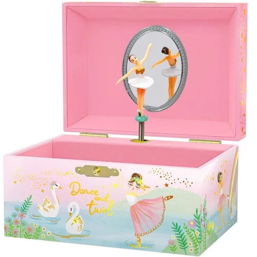 Musical Ballerina Jewelry Box for Girls - Kids Music Box with Spinning Ballerina