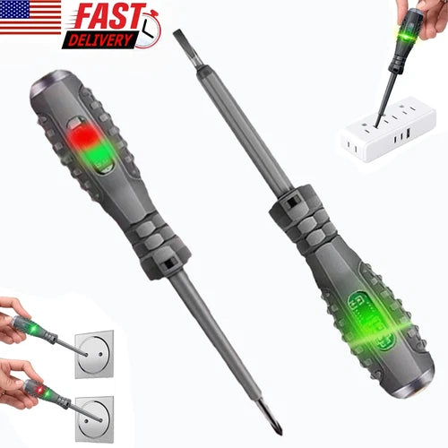 1/2Pc AC DC Non-Contact Voltage Tester Pen 12-220V Electric Volt Detector Sensor