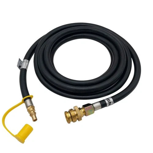 12 Foot 1/4' Quick Connect Liquid Propane Hose for RV to Hook up Portable Campin