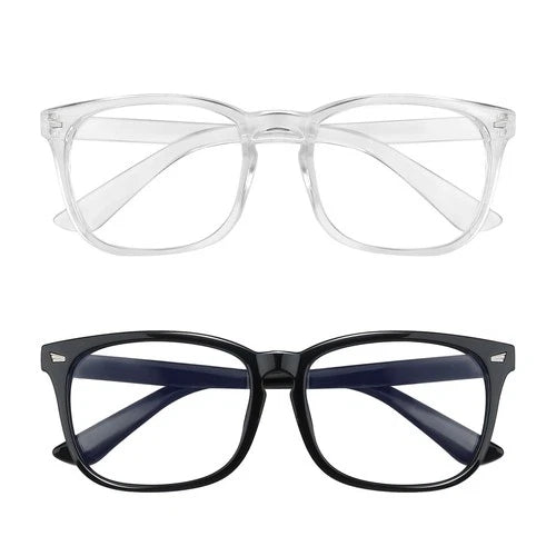 Blue Light Blocking Glasses, 2 Pack Blue Light Glasses Men, Blue Light Glasse...