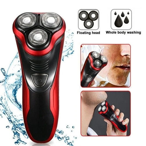 Men's Razor Rotary Waterproof Electric Shaver Pop-Up Trimmer Wet Dry Cordless US