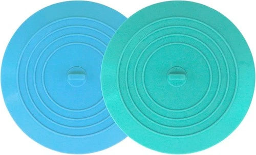 Bathtub Drain Stopper 2 Pack, 5 inches Silicone Tub Stopper Drain Cover, Bath