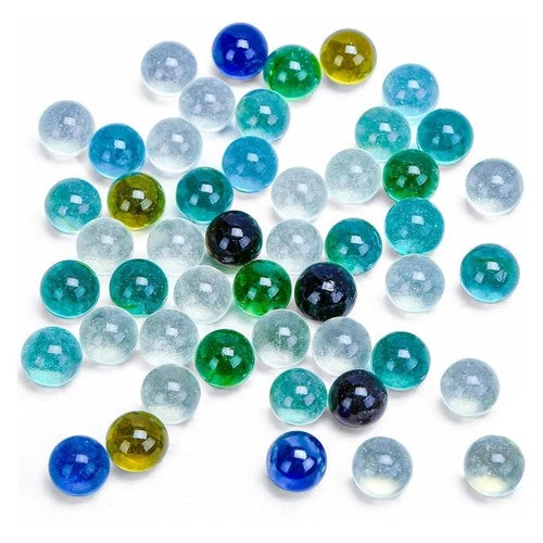 POPLAY 50 PCS Beautiful Player Marbles Bulk for Marble Games,Multiple Colors1...