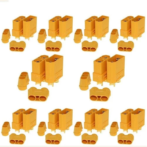 10 Pair XT90 Male Female Bullet Connectors Power Plugs for RC Lipo Battery