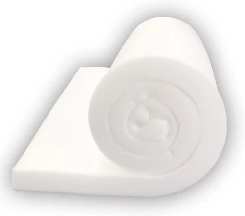 High Density 1 inch Thick, 24 inch Wide, 72 inch Long Upholstery Foam, Cushio...
