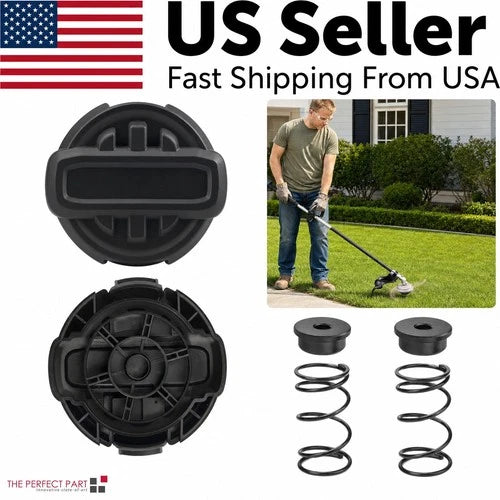 2PCS Head Cap Cover Replacement for Quickfeed String Trimmer DCST922P1 DCST972X1