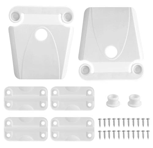 Cooler Hinge and Latch Kit for Igloo,Repair and Replace Cooler Components,4 H...