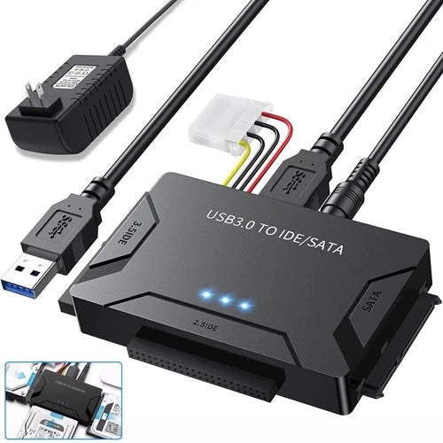 USB 3.0 To IDE/SATA Converter Adapter Kit For 2.5