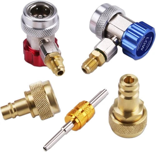 Car A/C R1234YF R134A , AC R134 R1234 R 134A 1234YF Quick Couplers Connectors...