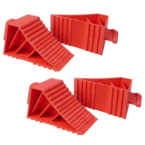 Wheel Chocks Rubber Heavy Duty Tire Chocks for Travel Trailers RV Camper and ...