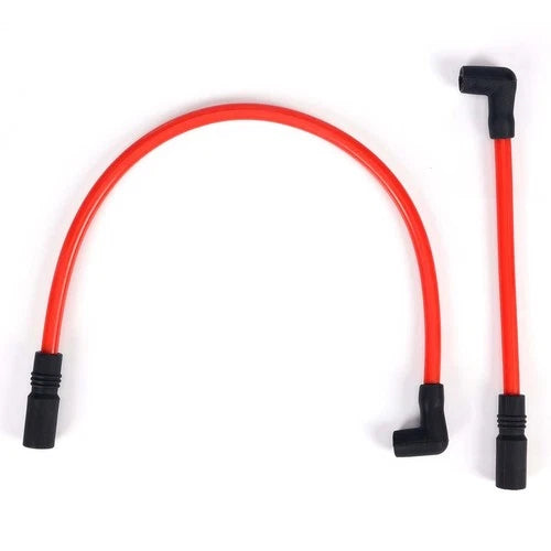 10.4mm Spark Plug Wires for Harley Dyna 00-17 Softail 99-17, Red