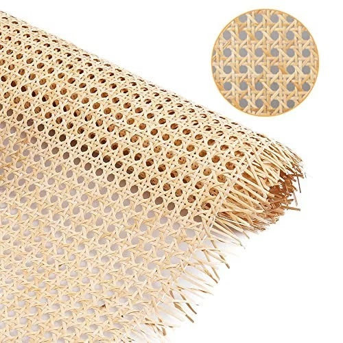14 Cane Webbing 2Ft Natural Rattan Woven Mesh for Furniture Chair Cabinet Crafts