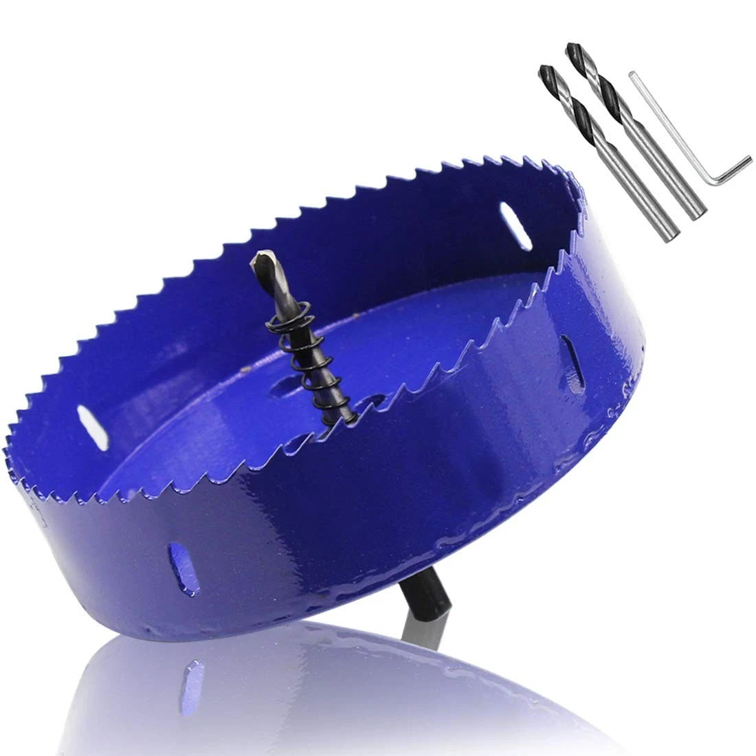 Luomorgo 5 1/2 inch 140mm Hole Saw, 1 1/4 inch Cutting Depth HSS Bi-Metal Hol...