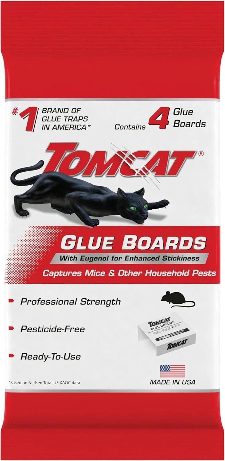 Glue Boards with Immediate Grip Glue, Ready-To-Use, 4 Traps Free Shipping