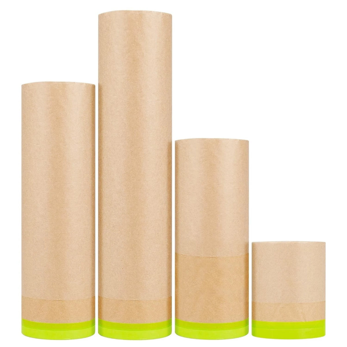 Masking Paper Automotive Paint Paper Roll with Tape Assorted Sizes Tape and D...