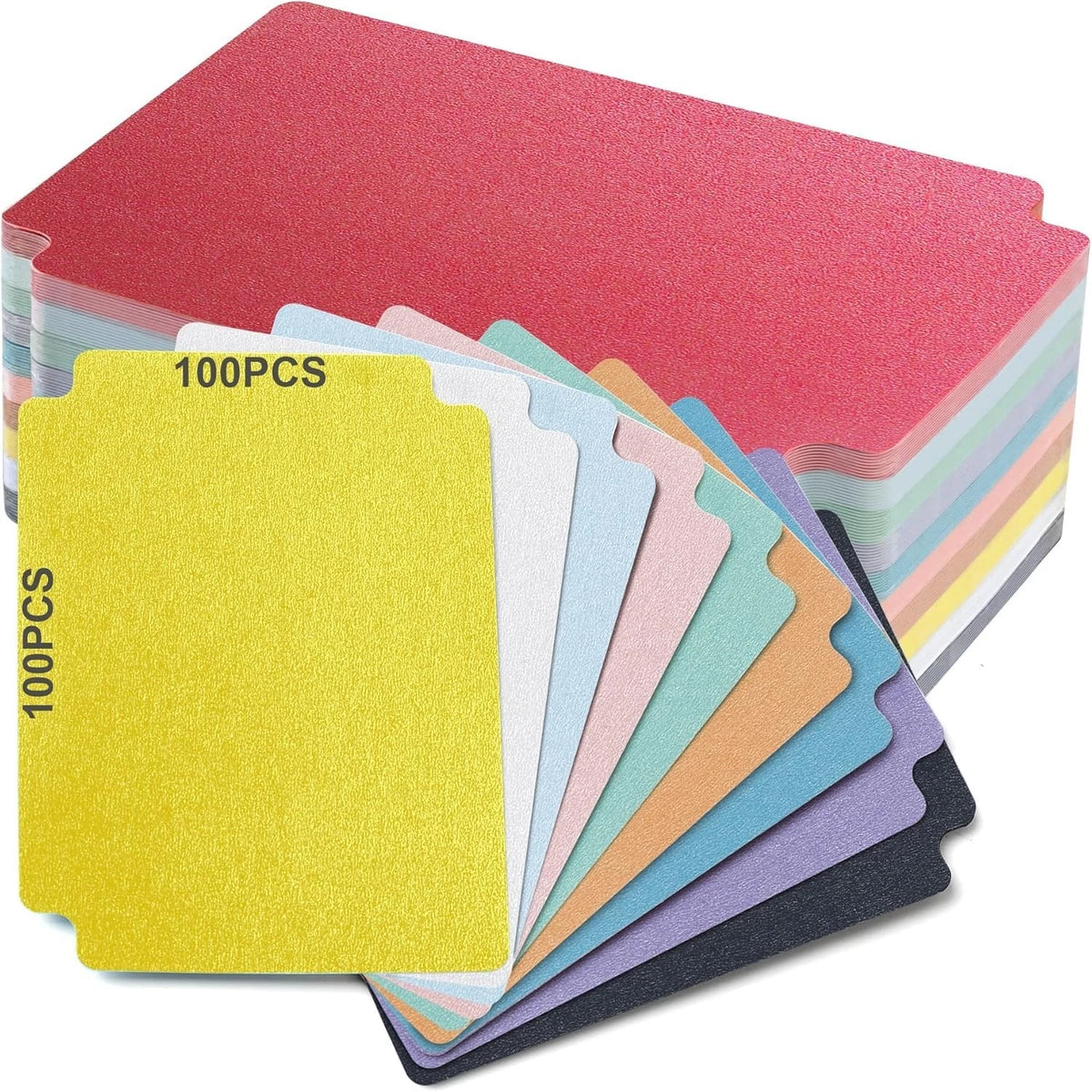 Trading Card Dividers, Multicolor Paper Card Dividers for MTG, TCG, Sports Card
