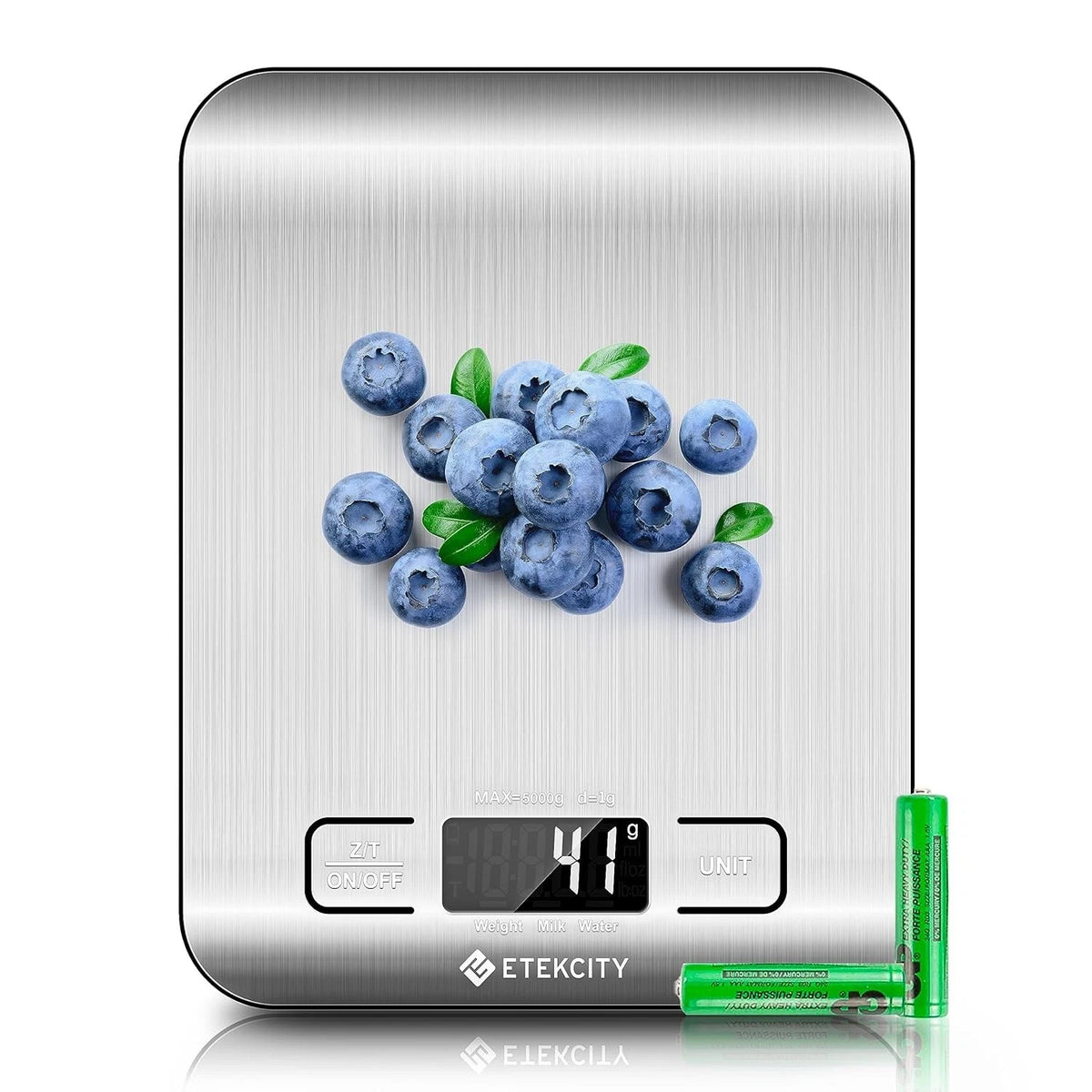Food Kitchen Scale, Digital Grams and Ounces for Weight Loss, Baking, Cooking, K