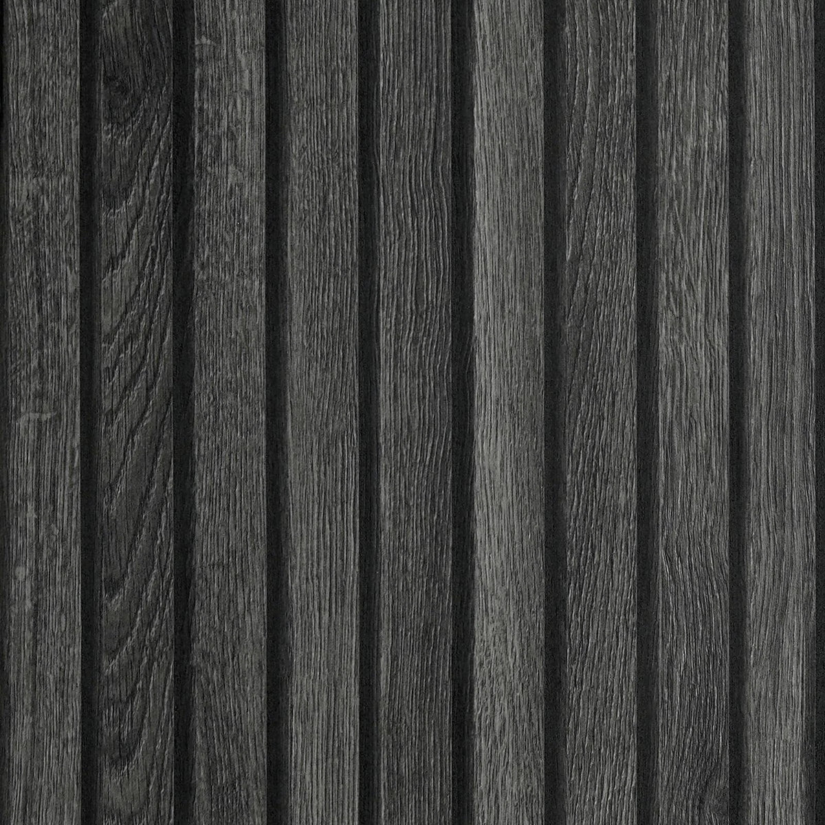 Black Wood Panel Wallpaper Peel and Stick 3D Wood Slat Wall Paper Black Wood