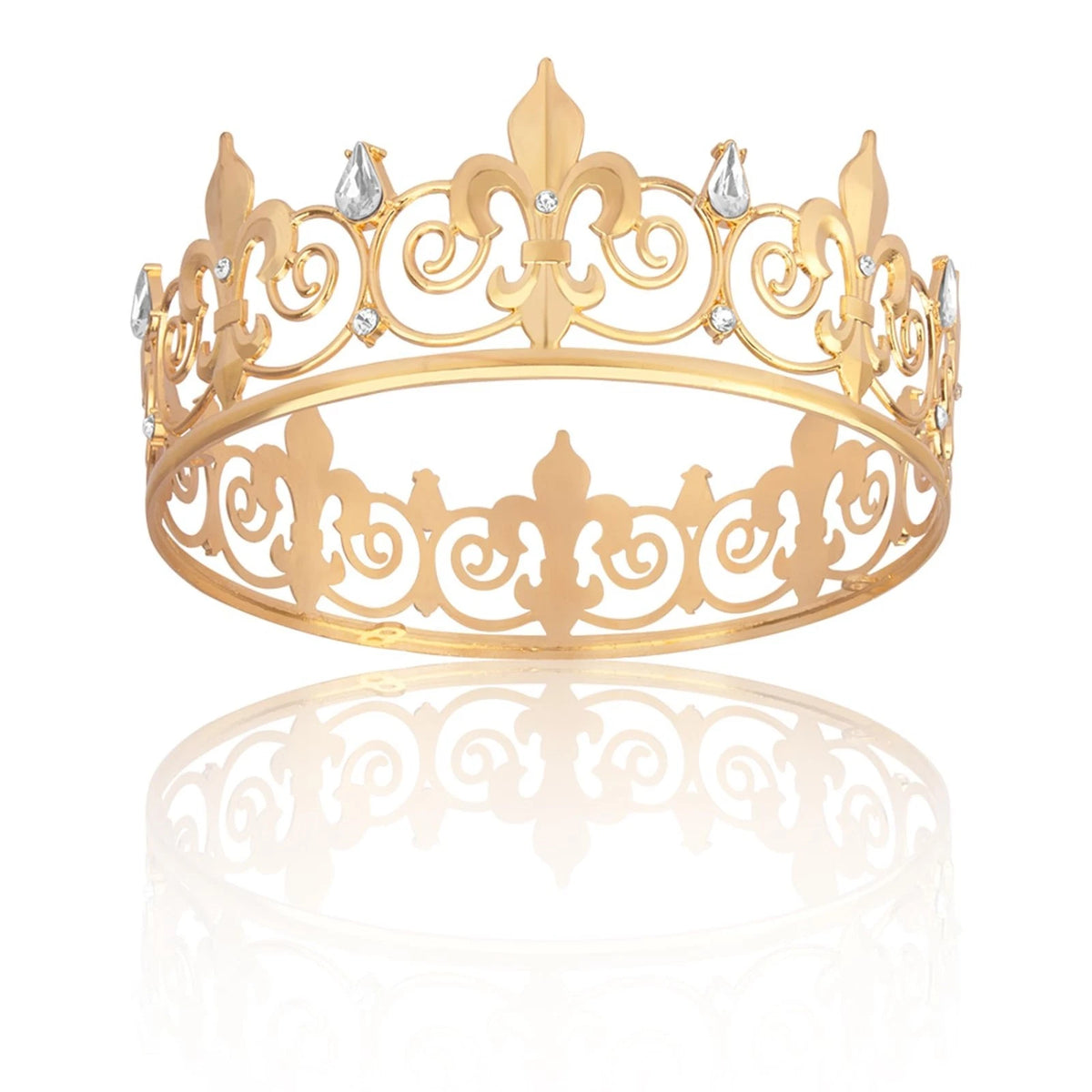 King Crown for Mens Crown Royal Headband Gifts for Men Adult,Birthday Prom Ha...