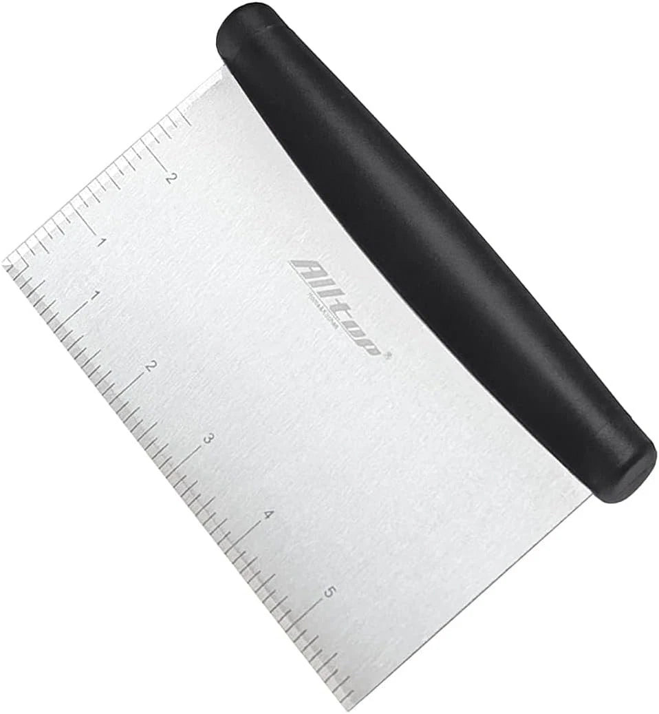 ALLTOP Bench Scraper & Chopper for Kitchen Ideal Baking Essential Utensil,St...