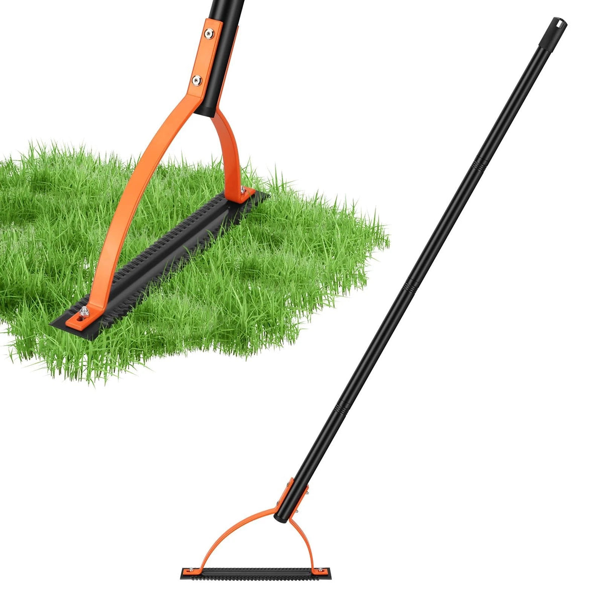 60 INCH Weed Grass Cutter with Double-Edged Serrated Sharp Steel Blade, Weed Cut