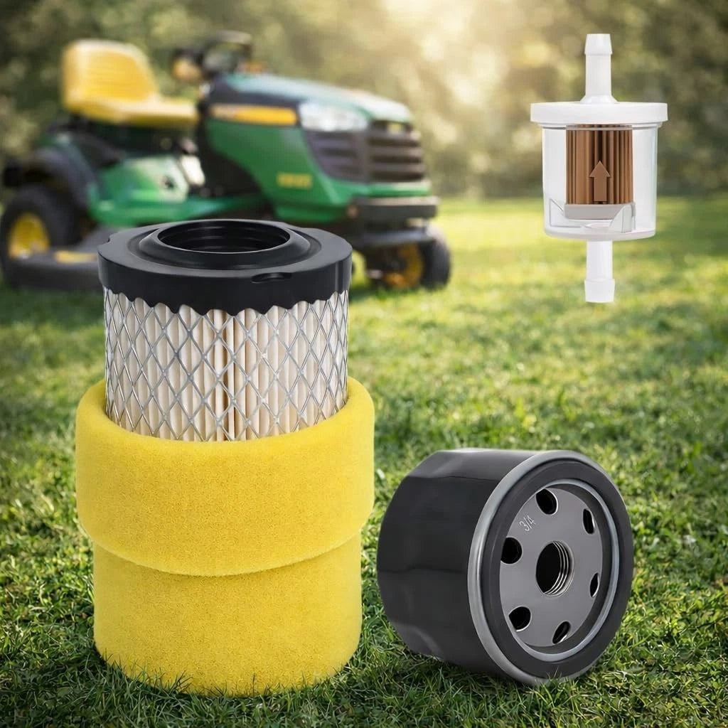 796031 Air Filter Tune Up Kit Compatible with Briggs & Stratton 594201...