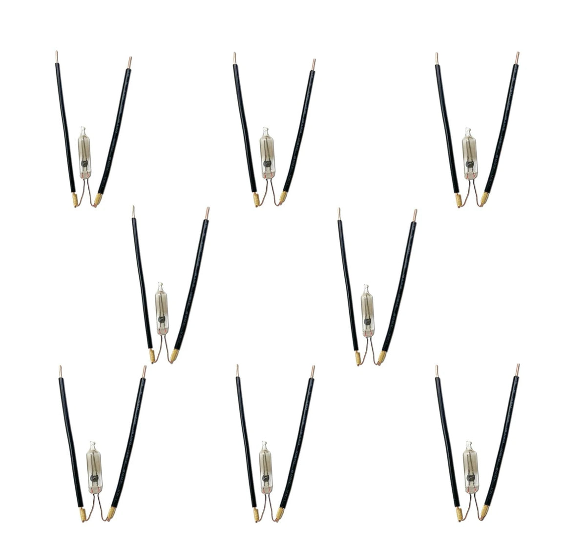 (8pack) Light Bulb Starter Replacement for Flowtron BK-15, 8pack, Black