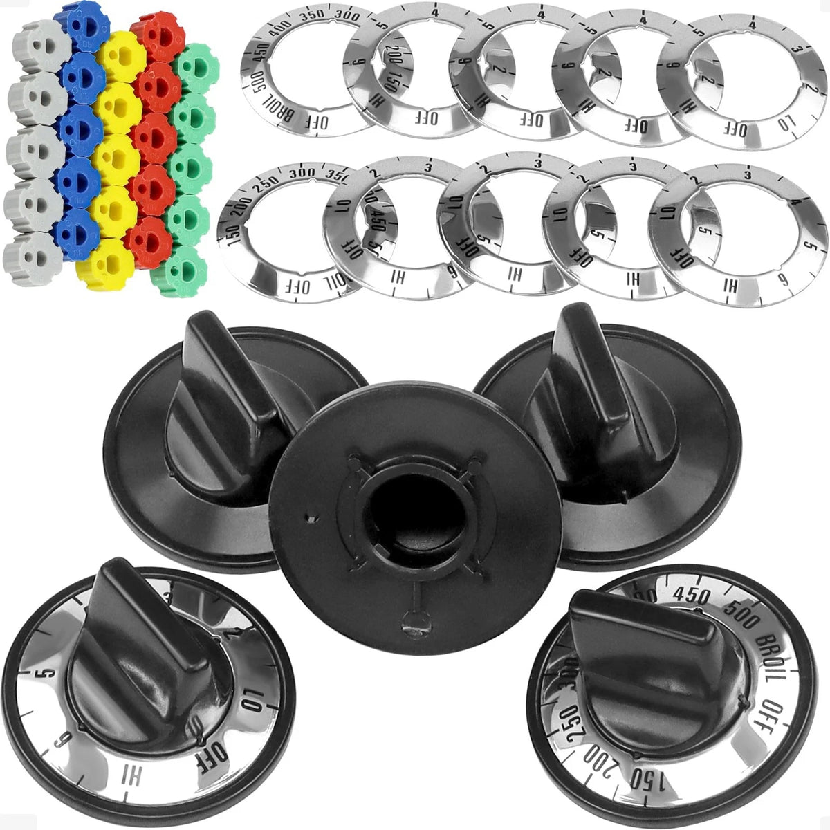 Universal Stove Knob Compatible With Electric Gas Stove Replacement Range Kit