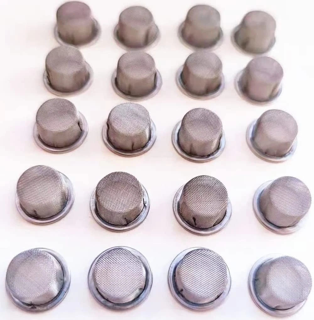 20 Pack Stainless Steel Pipe Screens 1/2 inch Metal Bowl Screen for Pipes