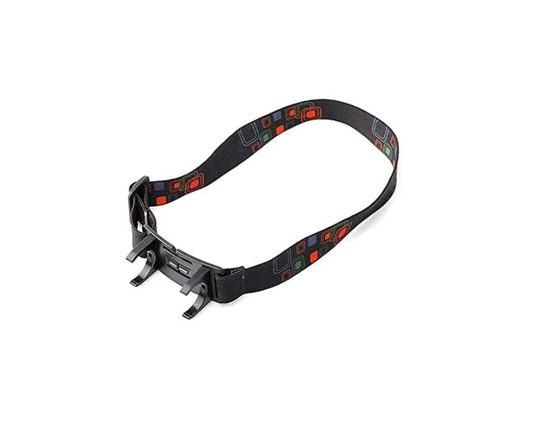 MUMUGUO 2 Pack Flashlight Clip Buckle Headband Adjustable Head Belt as pic