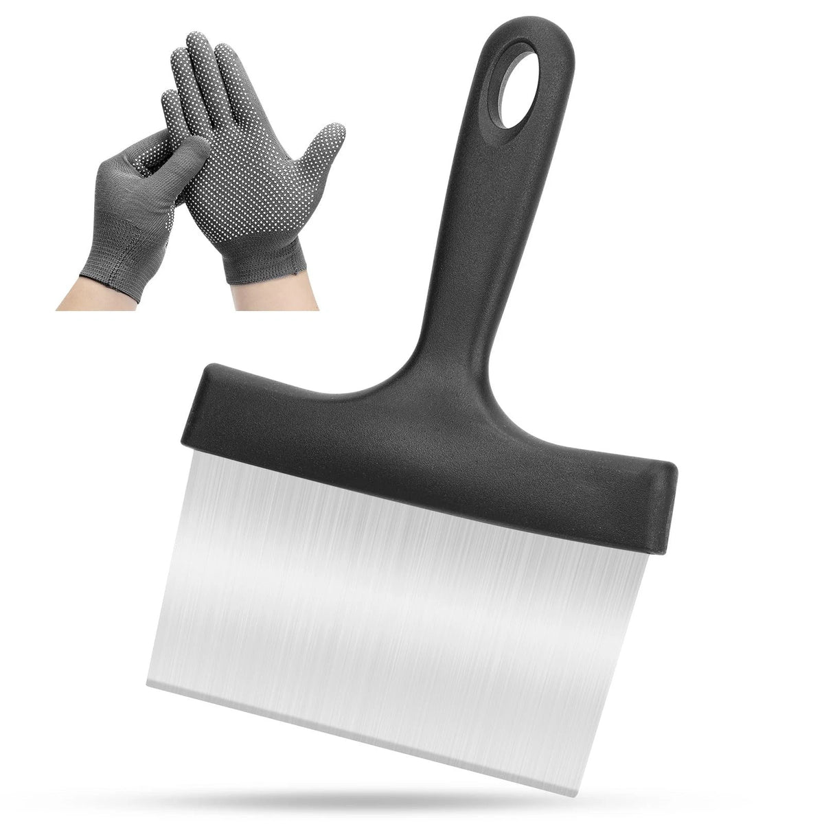 Stainless Steel Flat Top Grill Scraper Food Scraper Tool for Blackstone Grill