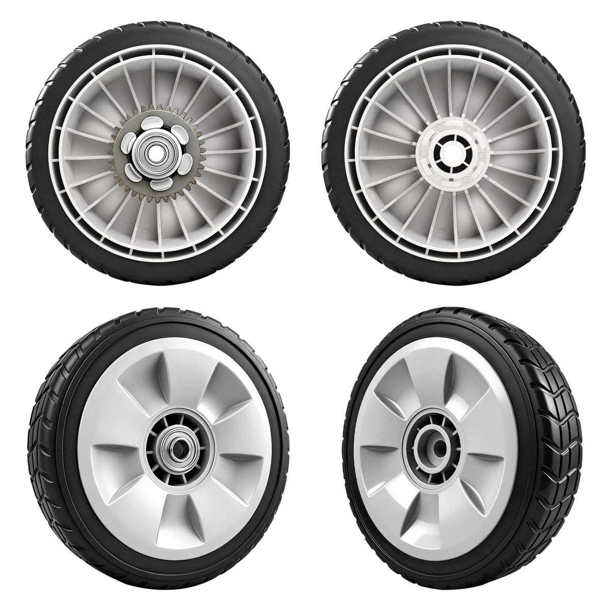 4 Pack Lawn Mower Wheels, HRR216K9VKAA Wheels, Fit for Honda HRR216