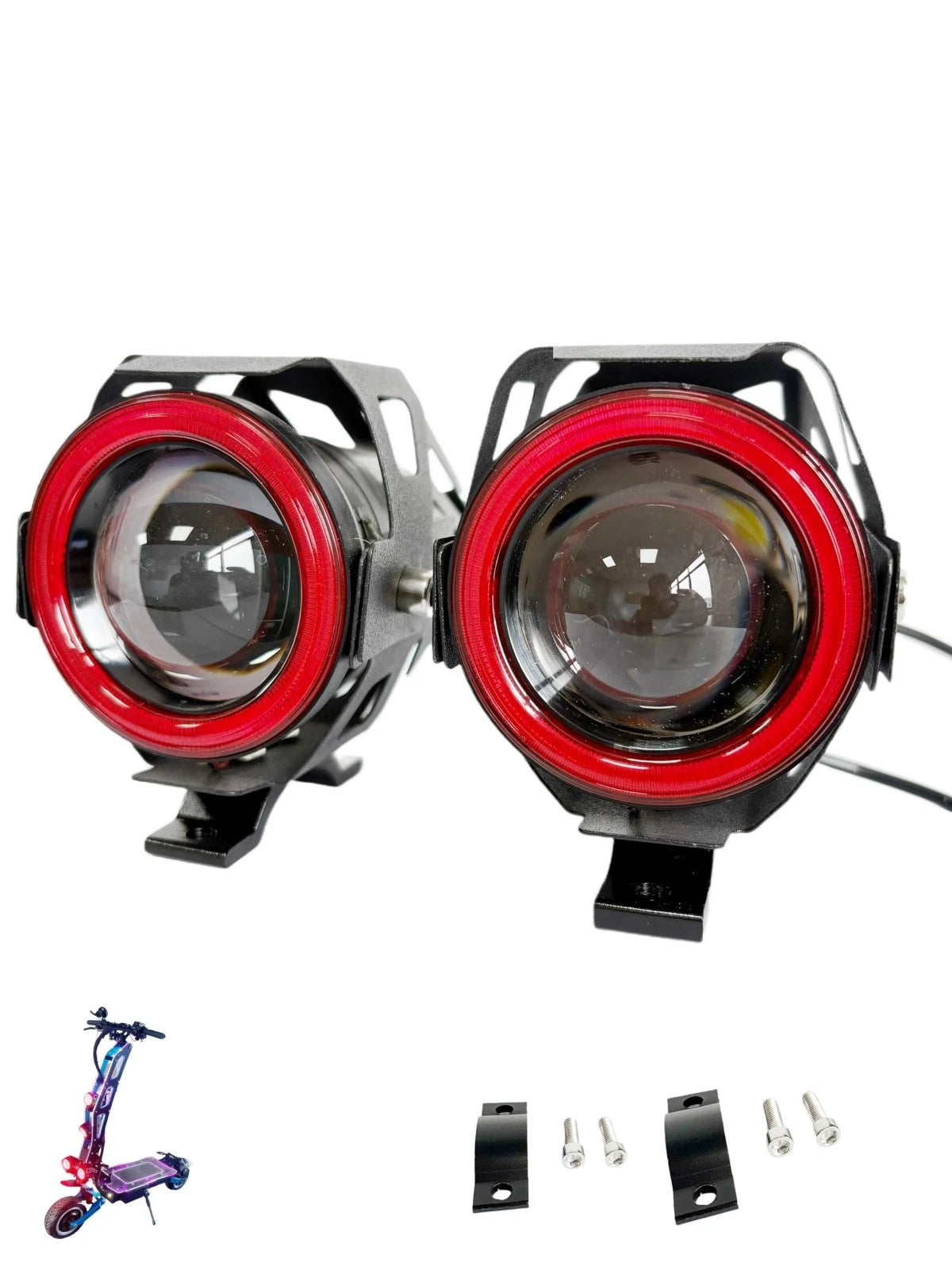 2-PCS 12-84V Electric Scooter Headlight/Motorcycle Headlight, Front Spotlight, L