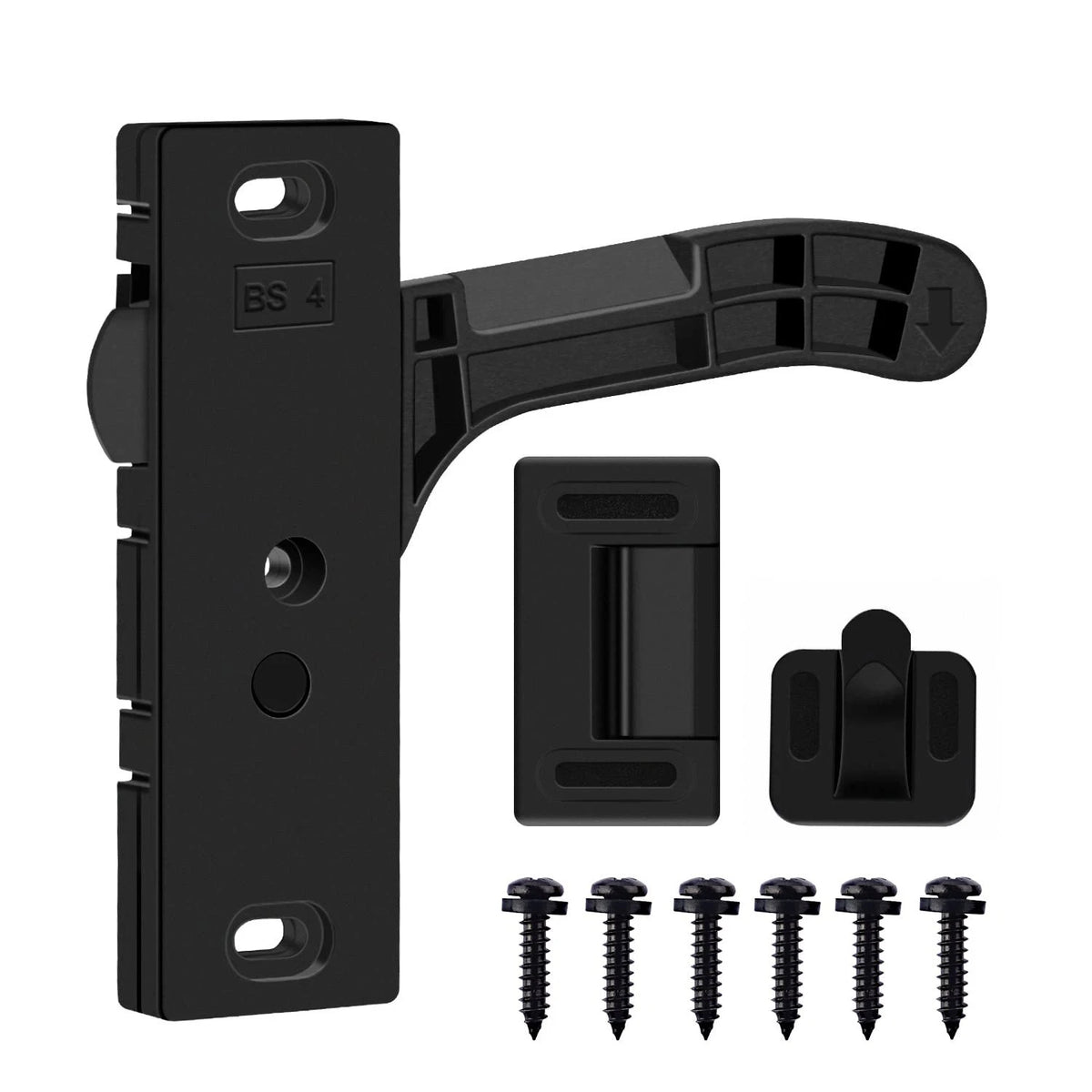 Metal RV Screen Door Latch Kit Right Hand Handle for Camper Motorhome Travel Tra