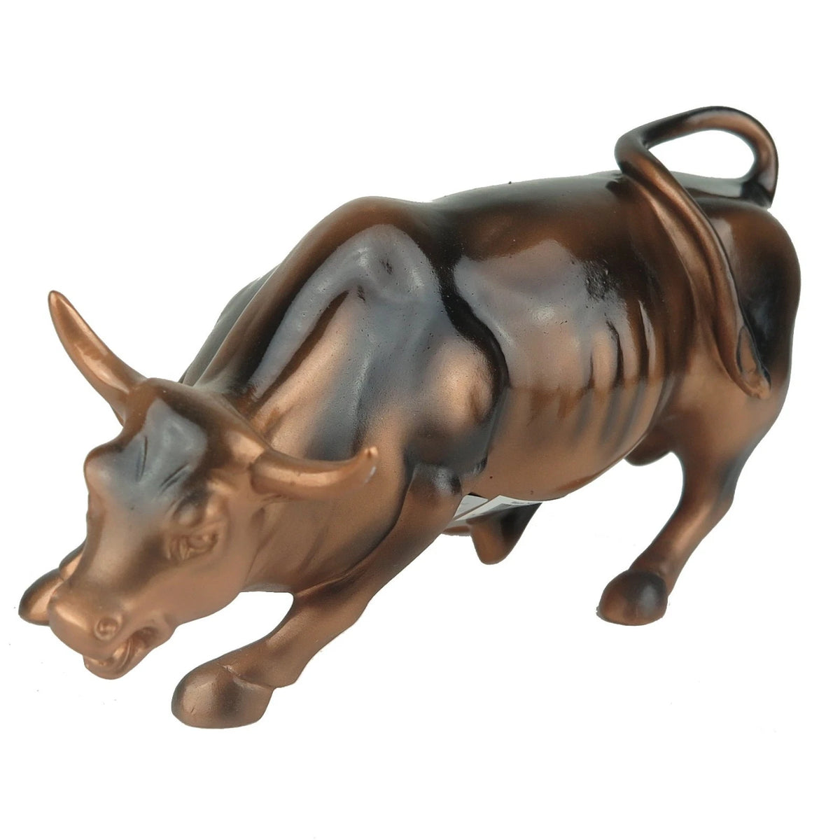 Official Bronze Wall Street Bull Stock Market NYC Figurine Statue (Small 3.5