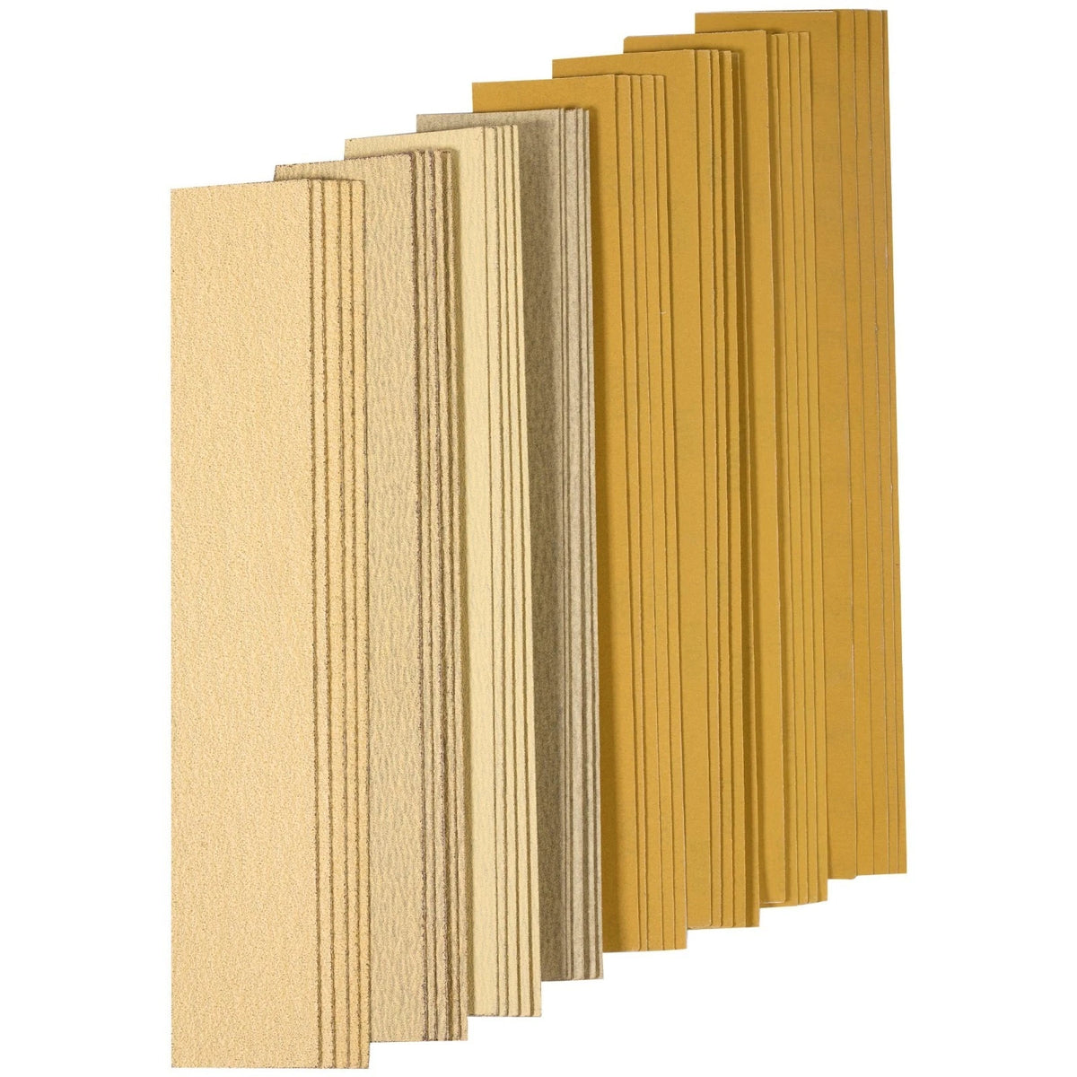40 PCS Premium Assorted Grit Gold PSA Longboard Sandpaper Sheets 2-3/4