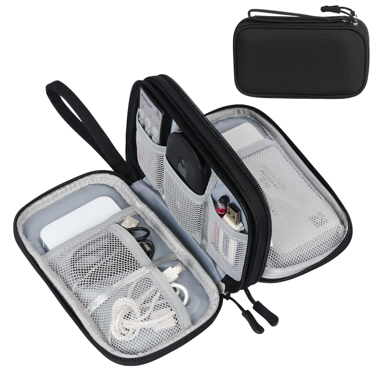 Travel Cable Organizer Pouch Electronic Accessories Carry Case Portable Waterpro